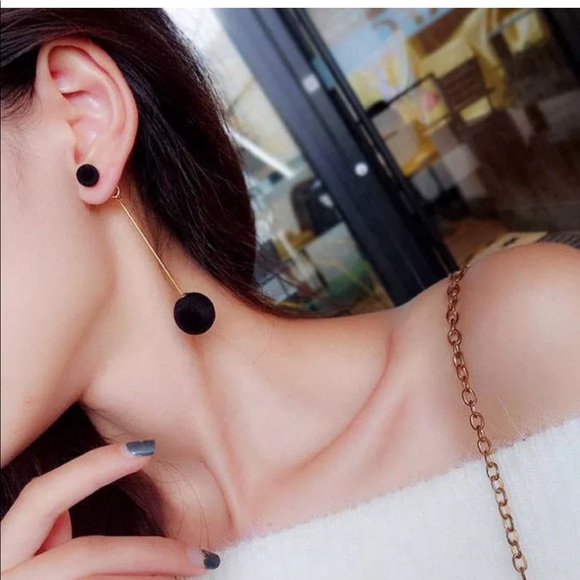 jewerly Jewelry - Women Ball double sided earrings long dangle